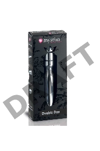 Фаллос для интенсивного электросекса Double Dan - 15,5 см.