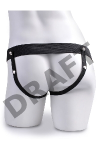 Перезаряжаемый универсальный полый вибрострапон с пультом ДУ Fetish Fantasy 7 Hollow Rechargeable Strap-On Remote Tan