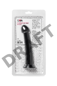 Нереалистичный фаллоимитатор Jelly Dildo M Toyfa Basic, TPE, черный, 18 см