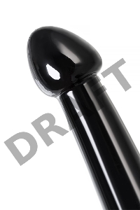 Нереалистичный фаллоимитатор Jelly Dildo M Toyfa Basic, TPE, черный, 18 см