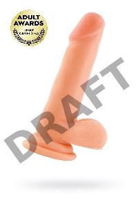 Фаллоимитатор на присоске TOYFA RealStick Elite, TPR, телесный, 18,3 см