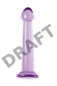 Нереалистичный фаллоимитатор Jelly Dildo M Toyfa Basic, TPE, фиолетовый, 18 см