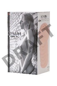 Мастурбатор реалистичный KOKOS Three Sisters Nymph, TPR, бежевый, 18 см