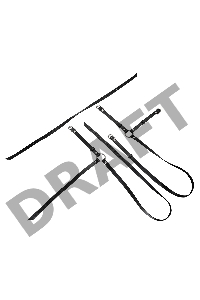 Портупея Pecado BDSM, Осанка, натуральная кожа, чёрная