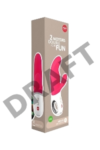 Вибратор Fun Factory MiSS BI, силикон, розовый, 17 см