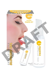 Съедобный гель Gel optimizer для орального секса, с охлаждающим эффектом, со вкусом ванили, 50 мл