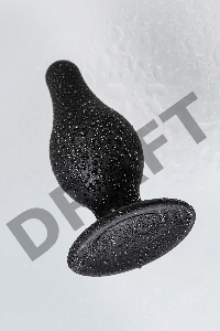 Анальная втулка Erotist Spade M, сайлекспан, чёрный, 10 см