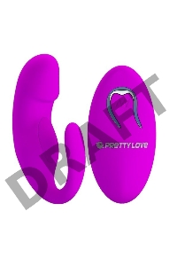 Baile PrettyLove Виброяйцо с пультом ДУ для пар с выделенной головкой