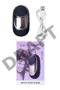 Вибромассажер Satisfyer Layon 2, Dark Desire, силикон, черный, 9,4 см.