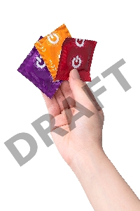 Презервативы On, fruit, color, ассорти, аромат, 18,5 см, 5,4 см, 15 шт.