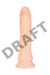 Ротатор TOYFA RealStick Elite на присоске, телесный, SoftSkin, 7 режимов вращения, 18 см