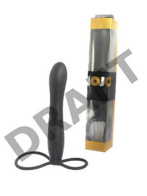Фаллоимитатор - страпон Mojo Black Jack, силикон, старый артикул: F068B1F068B1
