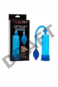 Синяя вакуумная помпа Head Coach Penis Pump 