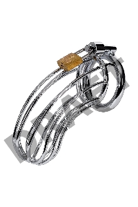 Пояс верности мужской TOYFA Metal, серебряный