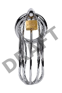 Пояс верности мужской TOYFA Metal, серебряный