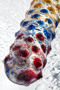 Нереалистичный фаллоимитатор Sexus Glass, стекло, прозрачный, 22,5 см