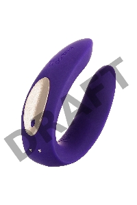 Многофункциональный стимулятор для пар Satisfyer Partner Toy REMOTE, силикон, фиолетовый, 18 см.