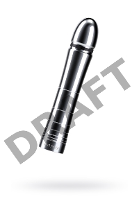 Фаллоимитатор Mystim Glossy Glen, электростимуляция, хирургическая сталь, серебряный, 14 см
