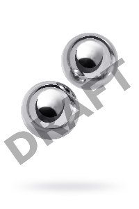 Вагинальные шарики Metal by TOYFA, металл, серебряные, Ø 2,5 см