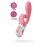 Нереалистичный вибратор Satisfyer Hug me, силикон, розовый
