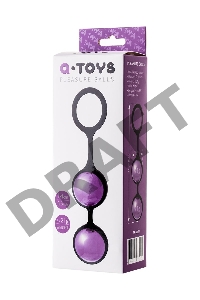 Вагинальные шарики TOYFA A-Toys Raspy, ABS пластик, фиолетовый, 14 см
