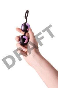 Вагинальные шарики TOYFA A-Toys Raspy, ABS пластик, фиолетовый, 14 см