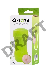 Мастурбатор TOYFA  A-Toys Crista, вагина, TPE, зеленый, 14 см