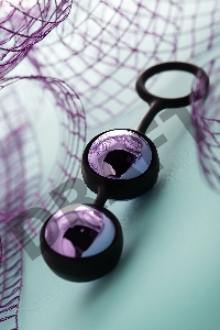 Вагинальные шарики TOYFA A-Toys Raspy, ABS пластик, фиолетовый, 14 см