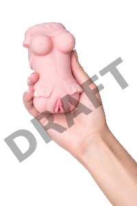 Мастурбатор реалистичный TOYFA Juicy Pussy Little flower, TPE, телесный, 11,5 см