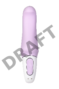 Нереалистичный вибратор Satisfyer Vibes Charming Smile, силикон, фиолетовый, 18,7 см.