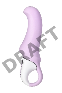 Нереалистичный вибратор Satisfyer Vibes Charming Smile, силикон, фиолетовый, 18,7 см.
