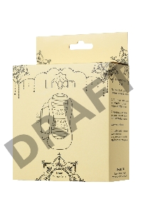 Мастурбатор нереалистичный Lingam by TOYFA  Khani, TPE, прозрачный, 9 см