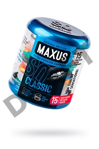 Презервативы MAXUS Классические в железном кейсе  № 15