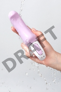 Нереалистичный вибратор Satisfyer Vibes Charming Smile, силикон, фиолетовый, 18,7 см.