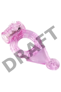 Виброкольцо TOYFA, TPE, розовый