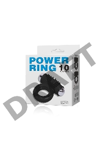 Эрекционное кольцо с вибрацией POWER RING 10