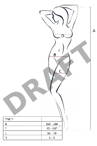 Комбинезон Графическая иллюзия черный (Passion)
