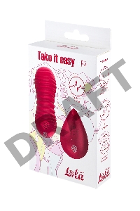 Бордовые вагинальные виброшарики с пультом ДУ Era - 8,3 см.