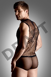 Костюм-сетка мужской SoftLine Collection, черный, M/L