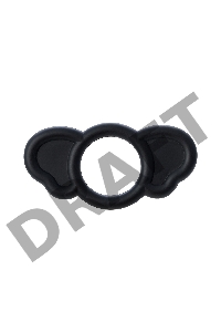 Набор эрекционных колец Sexus Men ELEPHANT RINGS, силикон, чёрный