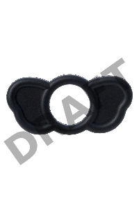 Набор эрекционных колец Sexus Men ELEPHANT RINGS, силикон, чёрный