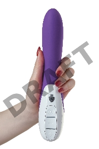 Вибратор Mystim Elegant Eric силиконовый, фиолетовый, 27 см