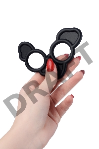 Набор эрекционных колец Sexus Men ELEPHANT RINGS, силикон, чёрный