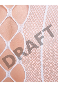 Костюм-сетка Passion Erotic Line, белый, OS