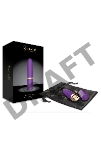 Фиолетовый перезаряжаемый вибростимулятор Lipstick Vibe