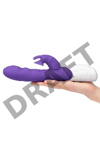 Вибромассажер с клиторальной стимуляцией фиолетовый Clitoral Suction Rabbit