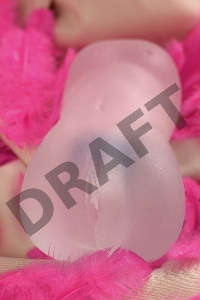 Мастурбатор реалистичный TOYFA Juicy Pussy Hot Crystal, TPE, 14,5 см