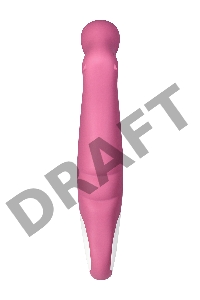 Нереалистичный вибратор Satisfyer Vibes Petting Hippo, силикон, красный, 22,9 см.