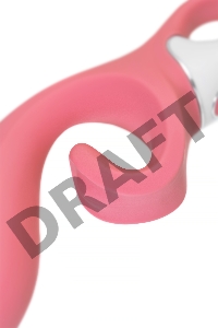 Нереалистичный вибратор Satisfyer Hug me, силикон, розовый