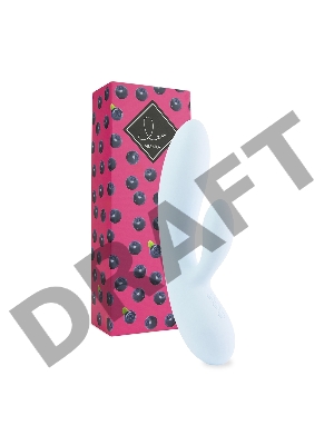 Нежно-голубой вибратор-кролик Lea Rabbit Vibrator - 20,2 см.